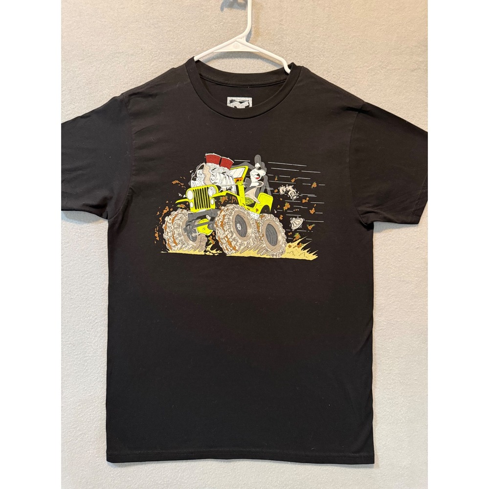 David Freiburger DF Monster Truck Jeep Graphic Tee Black Mens Medium USA Made
